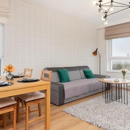 Apartment 9th Floor And Grey In Brzezno With Two Bedrooms And Parking By Renters *