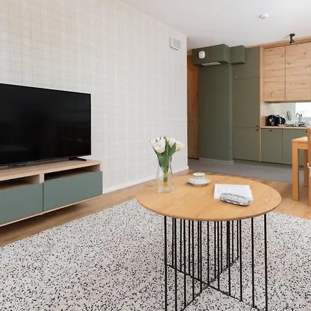 9th Floor And Grey In Brzezno With Two Bedrooms And Parking By Renters Apartamento *