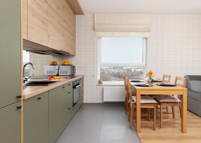 9th Floor And Grey In Brzezno With Two Bedrooms And Parking By Renters * غدانسك