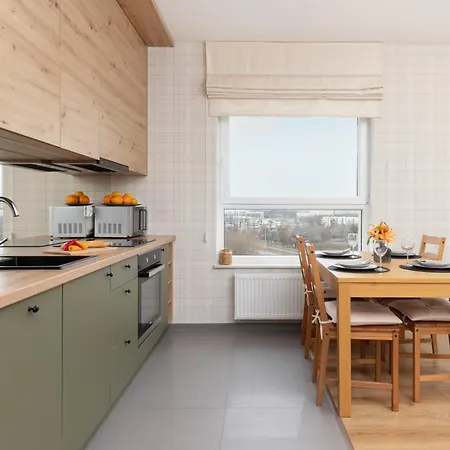 9th Floor And Grey In Brzezno With Two Bedrooms And Parking By Renters * グダニスク